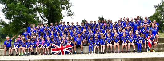 Image portrait of Team GB Athletes competing at the European Biathel, Triathle & Laser run champs in Erding Germany 2023 